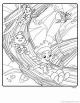 Coloring Jake Pirates Pages Neverland Land Never Disney Kids Jr Nooitgedacht Print Fun sketch template