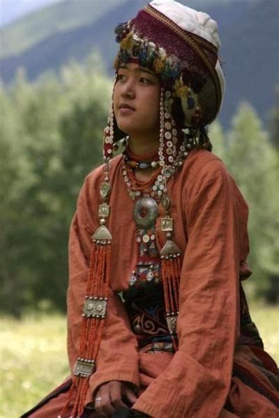 nomads kirghiz girl in traditional costume…kirghistan central asia beauty pinterest