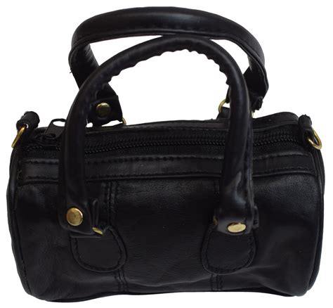 genuine leather ladies black small shoulder bag purse girls cute handbag walmartcom