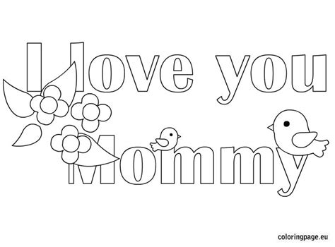 love  mommy coloring page   mom coloring pages valentines