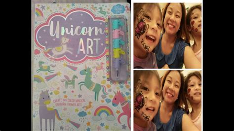 unicorn art coloring book sophia and serene vlog 25