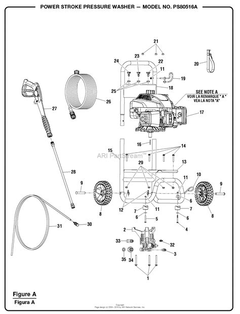 husky pressure washer parts diagram