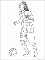 Messi Pages Lionel Coloring Color Adults Kids sketch template