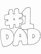 Coloring Pages Dad Printable Cute Fathers Daddy Father Sheets Print Colouring Color Kids Birthday sketch template
