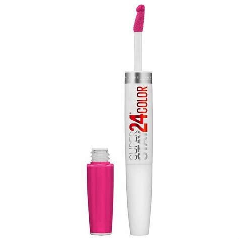 maybelline superstay  color lipgloss feisty fuchsia