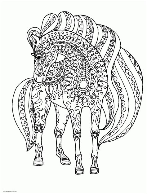 printable horse coloring pages  adults  horse   coloring