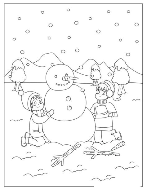 winter coloring pages upper elementary printable book  kids
