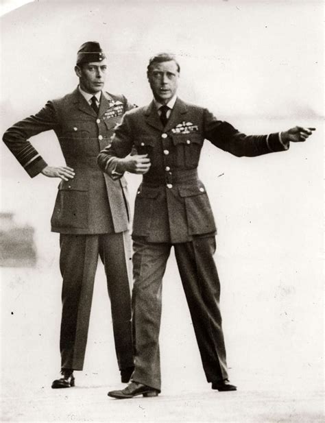 The British Monarchy King George Vi And Brother The Duke