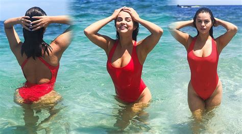 selena gomez hot red swimsuit hot celebs home