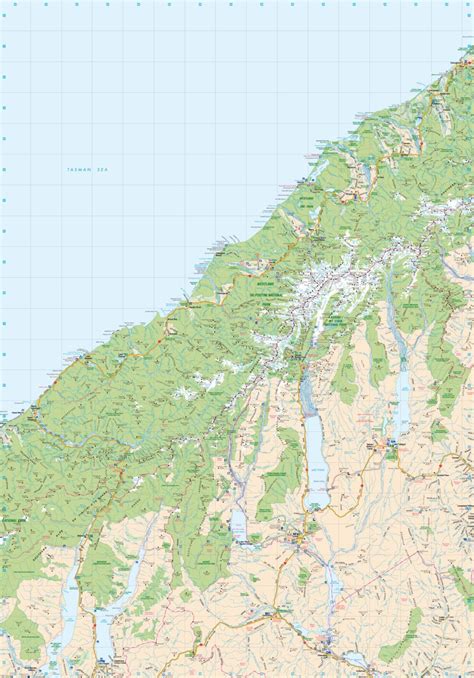 south westland mapco nz  maori pacific island   zealand maps