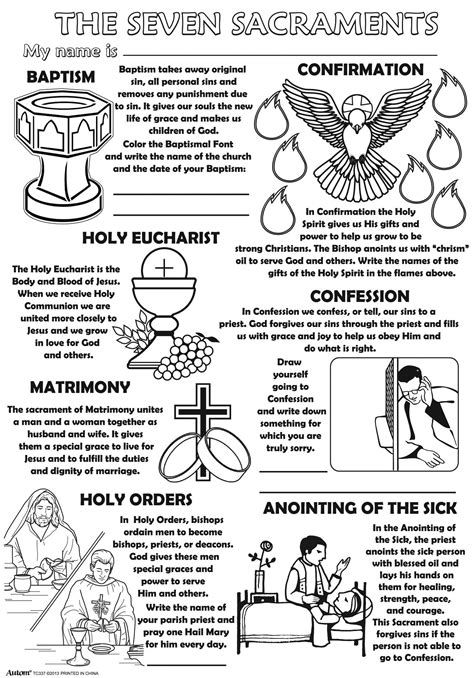 sacraments   meanings  shown   black