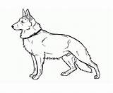 German Shepherd Coloring Pages Lineart Dog Color Puppy Kids Baby Print Deviantart Printable Dogs Cute Christmas Getcolorings Pencil Prints Popular sketch template