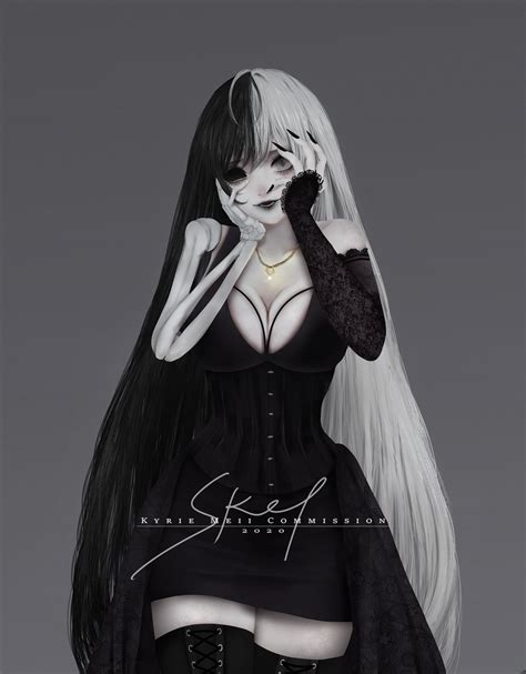 [cm] Skel By Kyriemeii02 On Deviantart Gothic Anime Girl Dark Anime