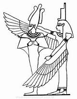 Egito Pintar Antigo Osiris Bordar Artesanato Egípcia Euamobiscuit Isis Artes Egípcios Pharaoh Riscos Ankh Egipcio Crianças Stencils Clipartmag Egipto Antigos sketch template