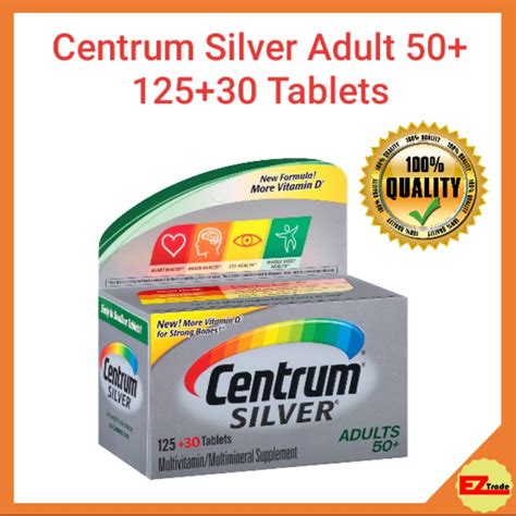 centrum silver adult  multivitamin tablets   tablets