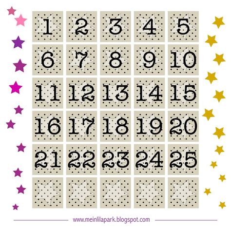 printable advent calendar tags ausdruckbarer adventkalender