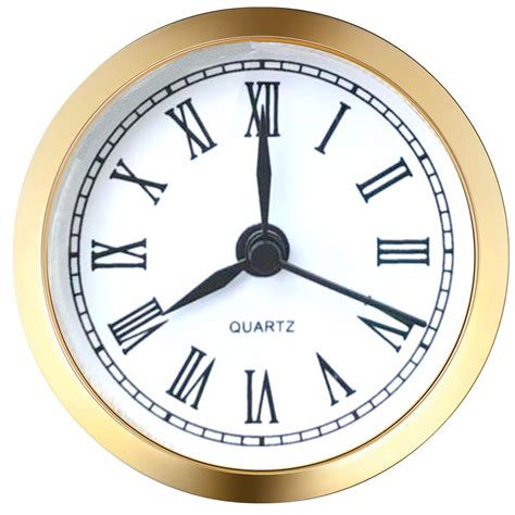 buy mini clock insert    mm  quartz clock fit  movement miniature clock white