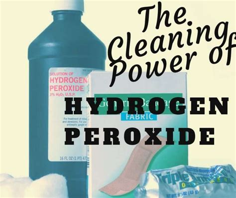 What Are All The Things I Can Clean With Hydrogen Peroxide All Kleen