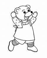 Ours Brun Coloring Bear Coloriages Personnages Justcolor sketch template
