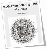 Coloring Pages Meditation Mindfulness Mandala Mandalas Books Choose Board sketch template
