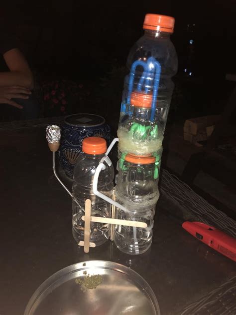 A Nifty Craft I Made For A Buddys Party Triple Perked Gatorade Bong