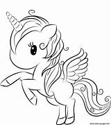 Coloring Alicorn Pages Kawaii Girls Printable sketch template