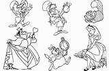 Alice Wonderland Coloring Da Colorare Pages Disegni Disney Paese Delle Meraviglie Nel Book Printable Di Personaggi Print Stampare Cat Pagine sketch template