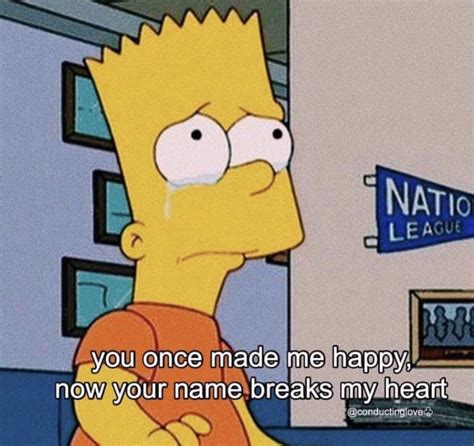 Bart Simpsons Sad Quotes