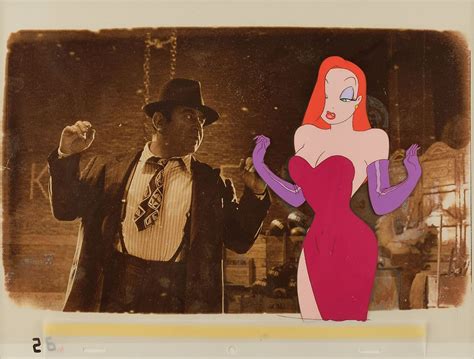 jessica rabbit production cel from who framed roger rabbit
