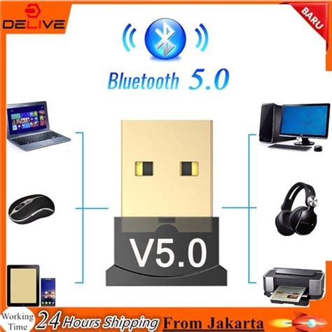jual delive pc bluetooth receiver  usb transmitter adapter audio