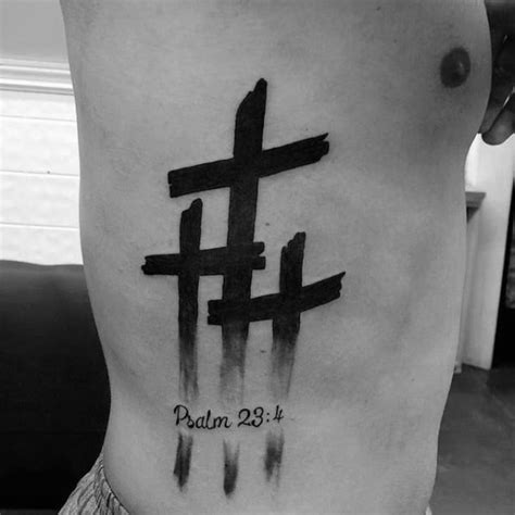 50 Simple Cross Tattoos For Men Religious Ink Design Ideas