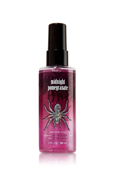 bath and body works midnight pomegranate® shimmer mist bath and body