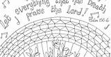 Worship Psalm Printable Colouring Children Sheet Ministry sketch template