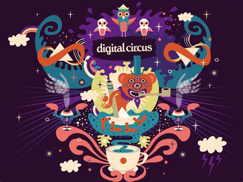 digital circus  behance