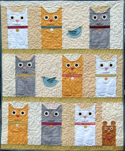 image result  cat quilt patterns applique colchas quilting quilting