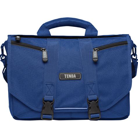 tenba photolaptop messenger bag mini blue   bh photo