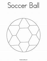 Coloring Soccer Ball Play Print Tracing Outline Twistynoodle Built California Usa Ll Noodle sketch template