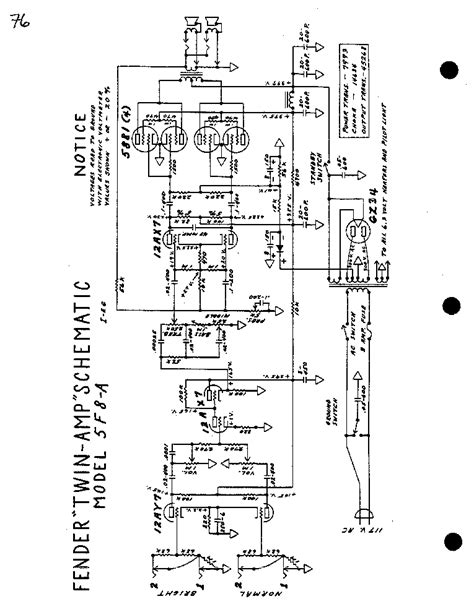 fender twin amp  sch service manual  schematics eeprom repair info  electronics
