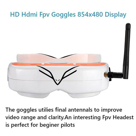 fpv goggles  drone racing ch  ghz fpv racing video glasses flysight  version fg