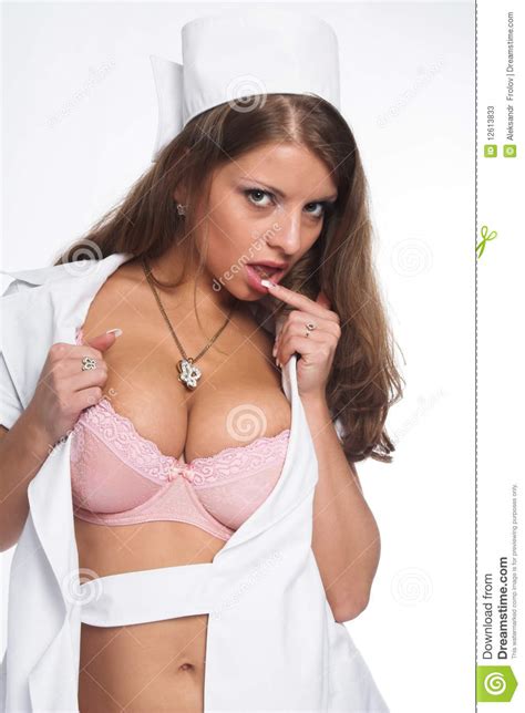Beautiful Nurse Stock Image Image Of Caucasian Beautiful 12613833