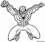 Spiderman Coloring Pages Kids Printable sketch template