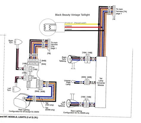 harley davidson tachometer wiring diagram schematic diagram harley davidson tail light