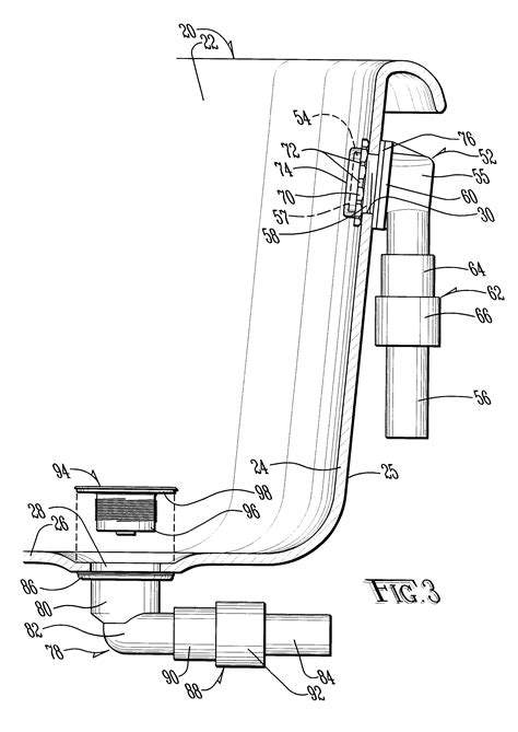 patent  method  apparatus  installing  bathtub assembly google patents