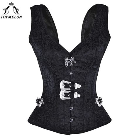 Buy Topmelon Vintage Steampunk Bustier Vest Gothic