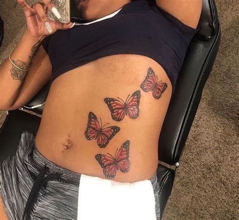 Pin By Roshonda Brown On Butterflies Stomach Tattoos Women Tattoos