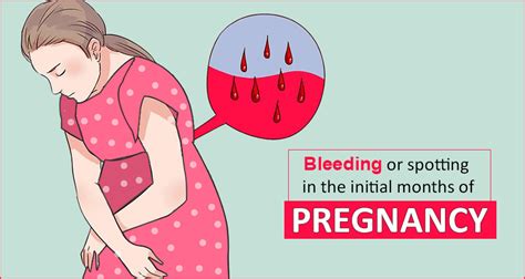 causes and warning of bleeding or spotting in the initial months of