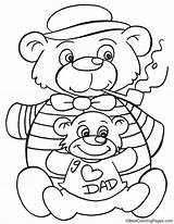 Father Coloring Son Pages Kids Dear Each Made Other Fathers Bestcoloringpages sketch template