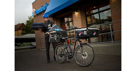 dominos launches national  bike program  pedal powered delivery
