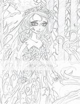 Bride Corpse Emily Coloring Pages Template Victor sketch template