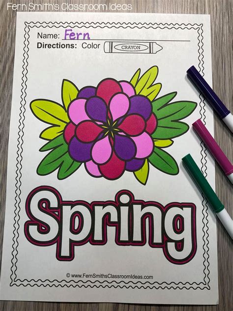 pin  april coloring pages
